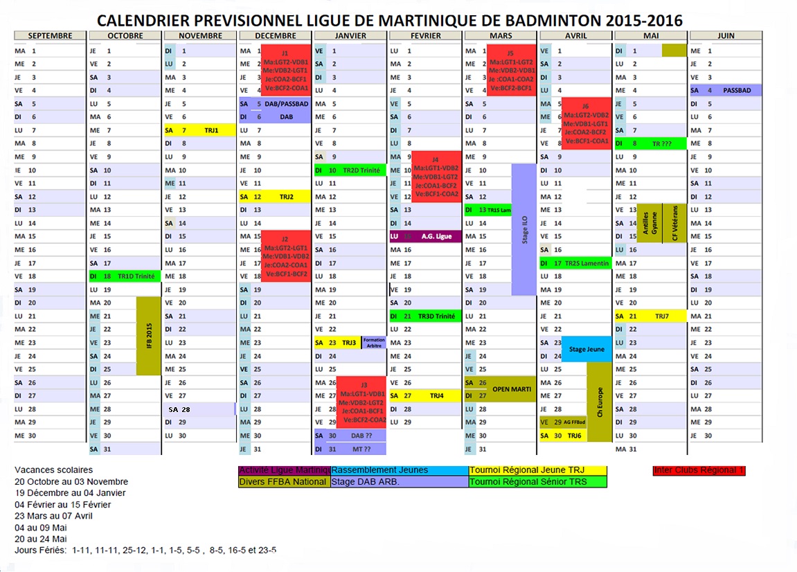 Calendrier 5